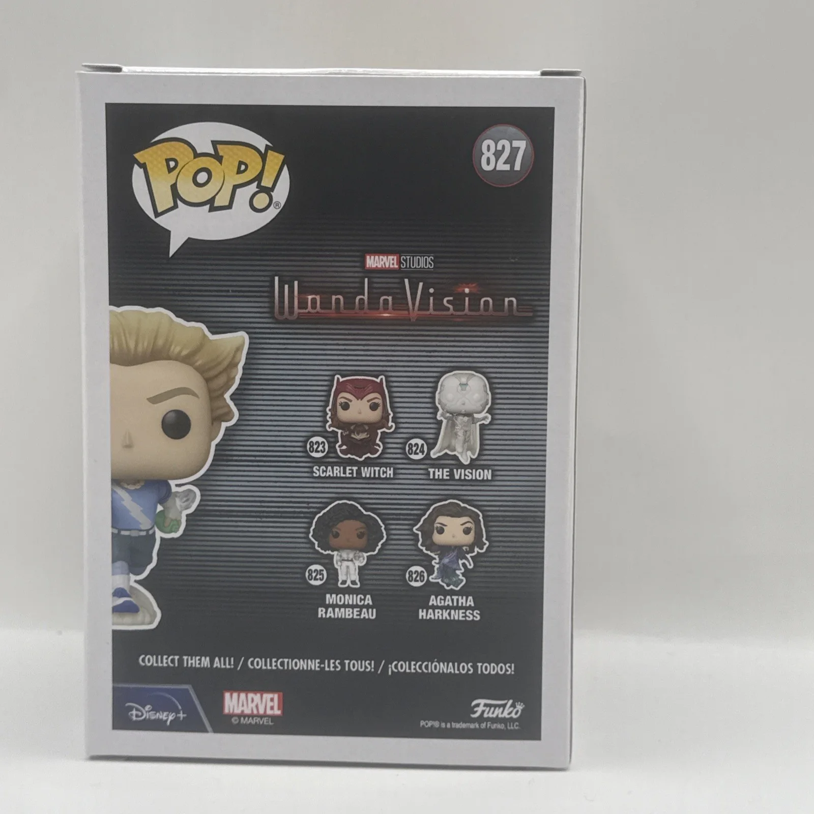 Evan Peters — Evan Peters Signed Pietro Maximoff Funko 827 Wandavision Authentic EXACT PROOF, изображение 2