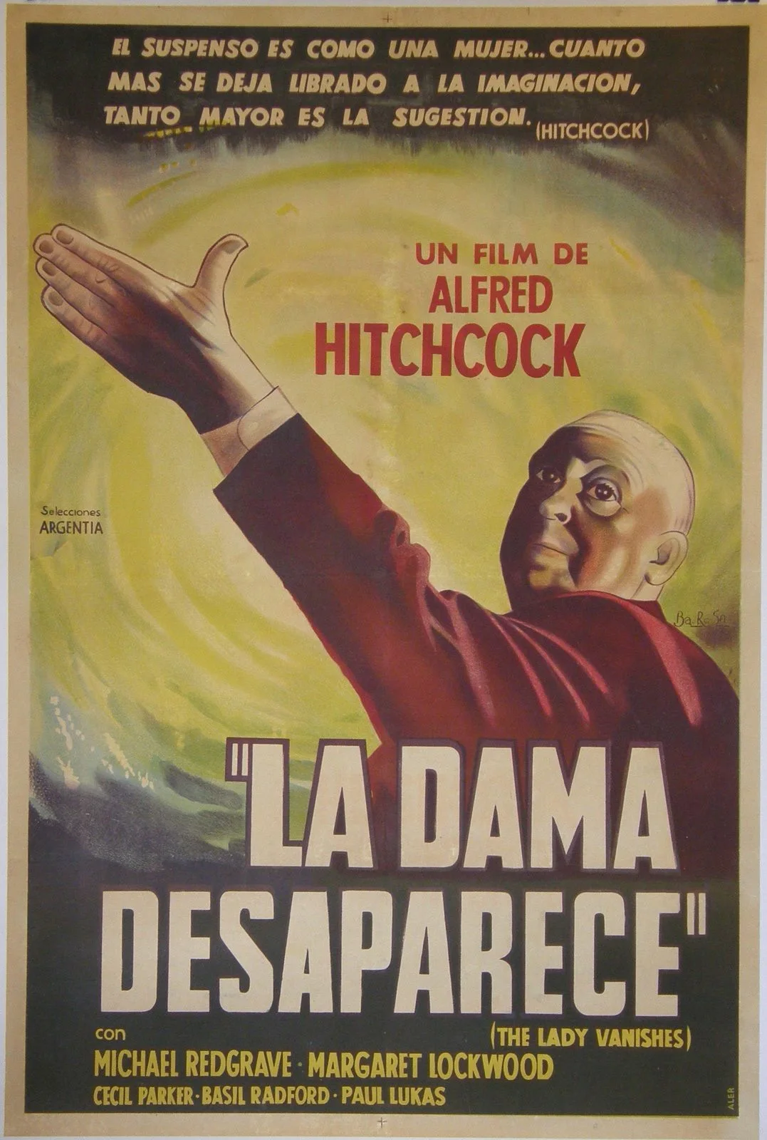 VINTAGE Inspired "The Lady Vanishes" 1938 Film Poster High Art Modern Postcard, изображение 3
