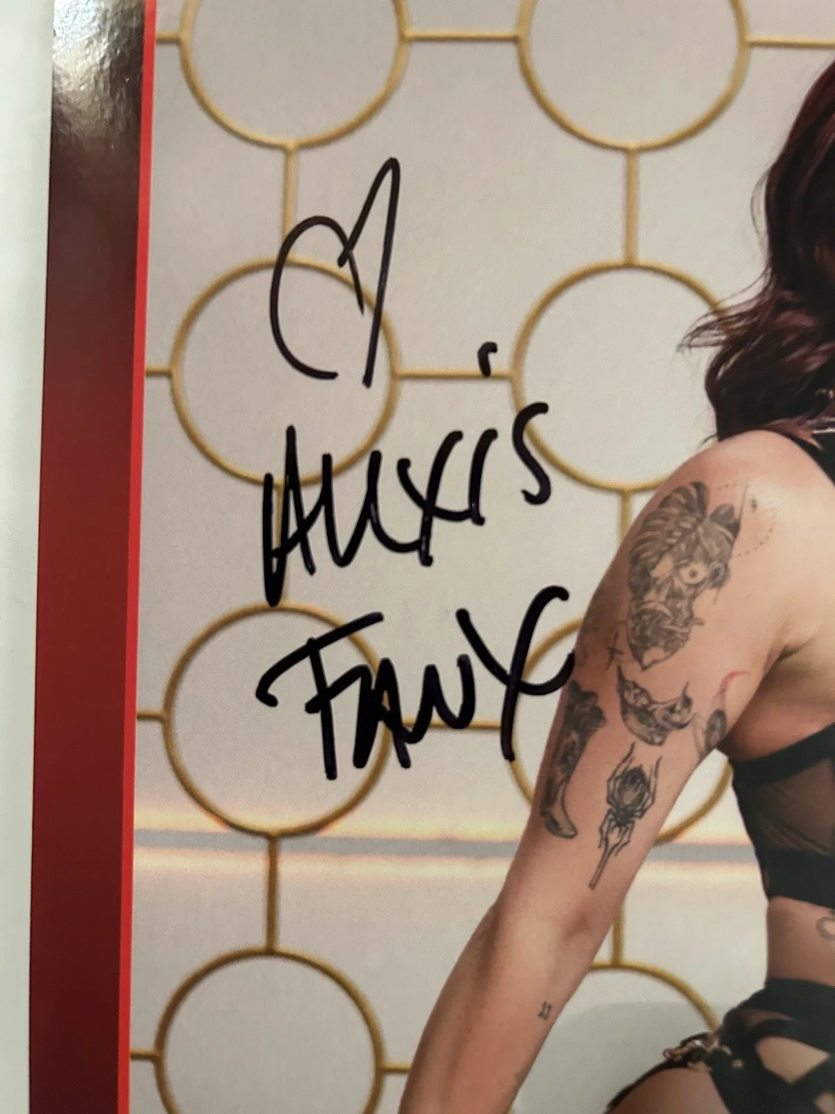 Alexis Fawx — Brazzers Adult Star Alexis Fawx Signed 8x10 Proof Pic Autograph AVN 2026, изображение 2