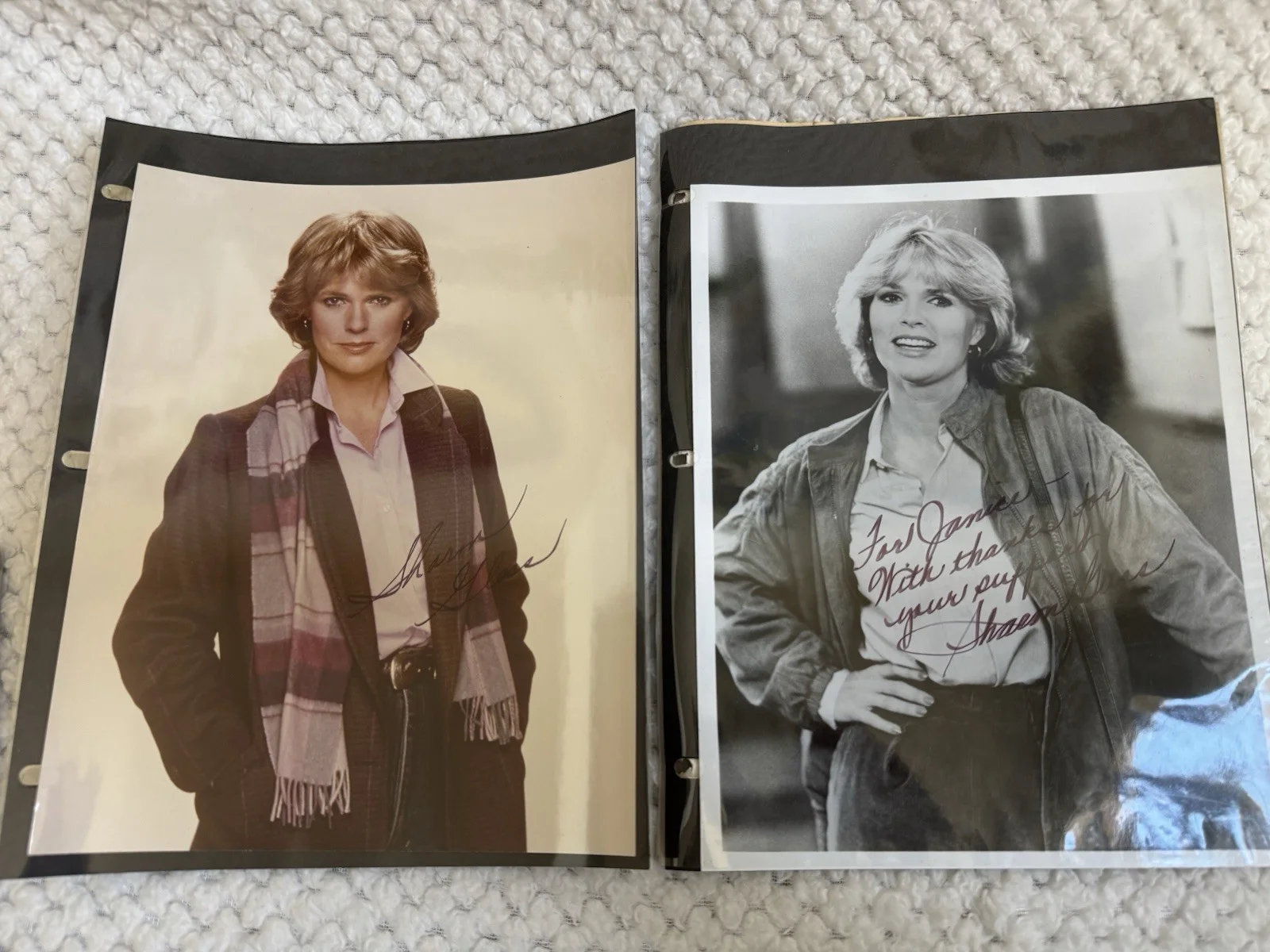 Barney Rosenzweig Sharon Gless, Al Waxman — Cagney & Lacey Original 1980s Production Archive Signed Photos Letters CBS TV, изображение 3
