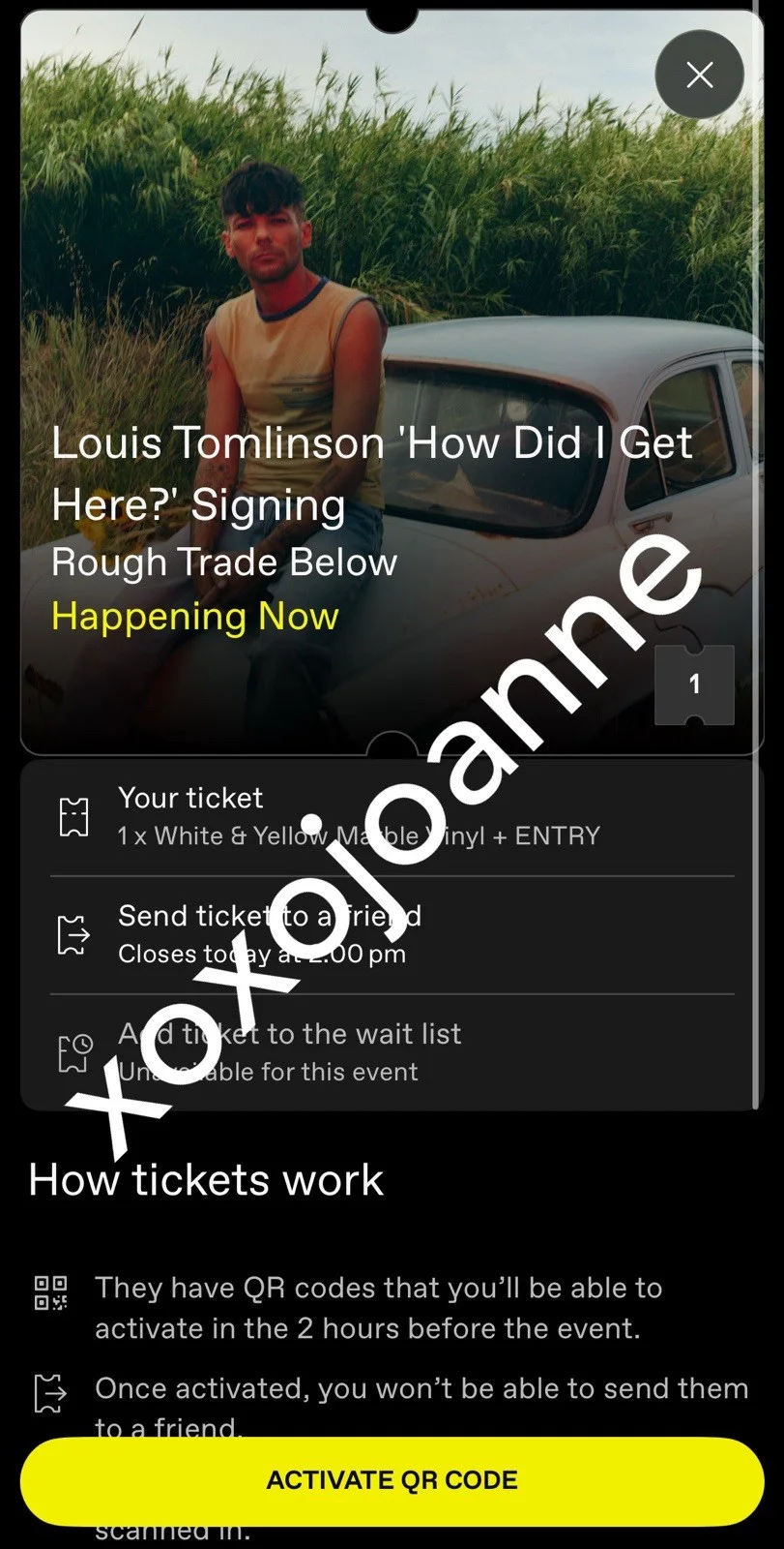 Louis Tomlinson Signed How Did I Get Here Vinyl LP Autograph RARE, изображение 2