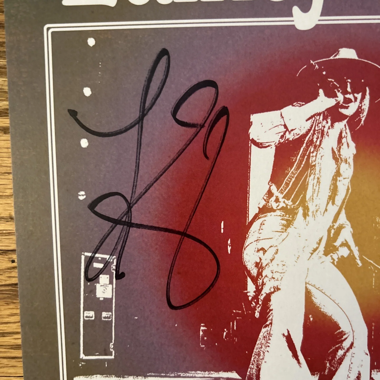 Lainey Wilson — LAINEY WILSON SIGNED AUTOGRAPH 2023 COUNTRY WITH A FLARE CONCERT TOUR POSTER BAS, image 2