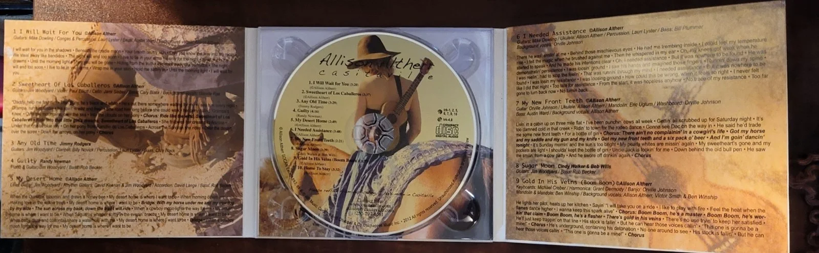 Allison Altherr Casitaville Country Music CD - SIGNED, image 3