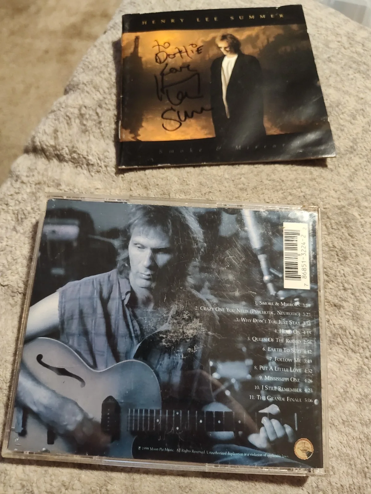 Henry Lee Summer Signed CD Smoke & Mirrors Autographed In-Person Musician, image 5