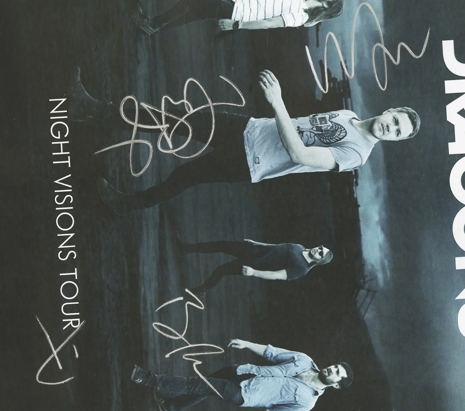 Imagine Dragons autographed gig poster Daniel Platzman, Wayne Sermon, Dan, image 2