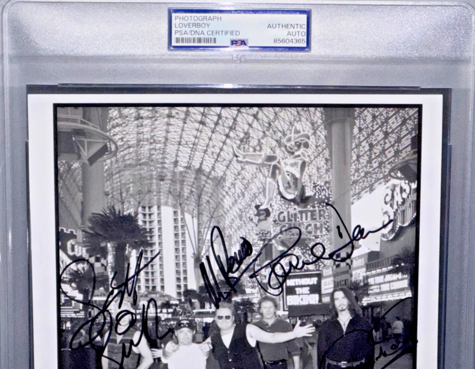 Signed LOVERBOY Photo Band by All 4 w/ Scott Smith Autographed 8x10 Auto PSA, изображение 2