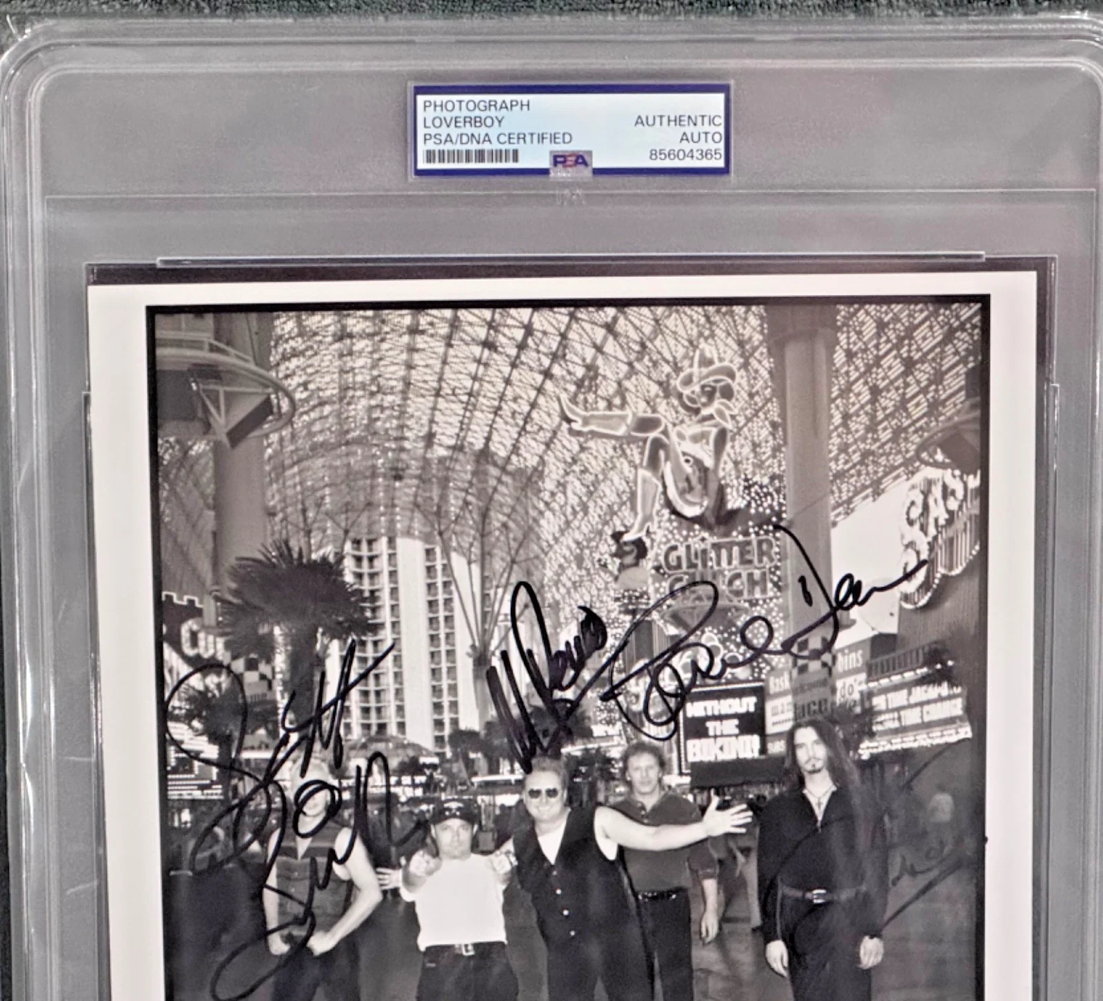 Signed LOVERBOY Photo Band by All 4 w/ Scott Smith Autographed 8x10 Auto PSA, изображение 5