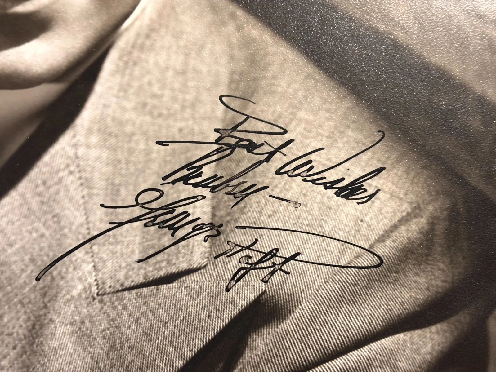 George Raft Terrific Very Rare Early Autographed Oversize 11/14 Photo 40sHurrell, изображение 5