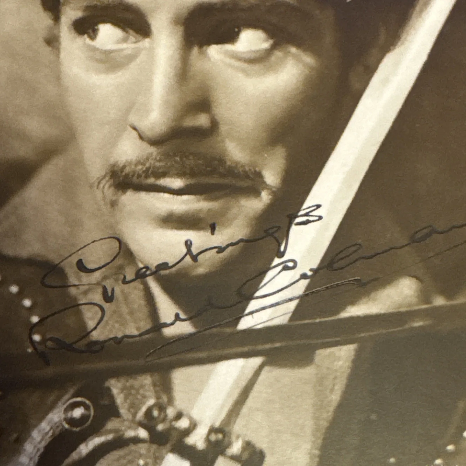 Ronald Colman — ACTOR Ronald Colman VERLAG ROSS BERLIN Postcard Autographed SIGNED Died 1958 JSA, изображение 2