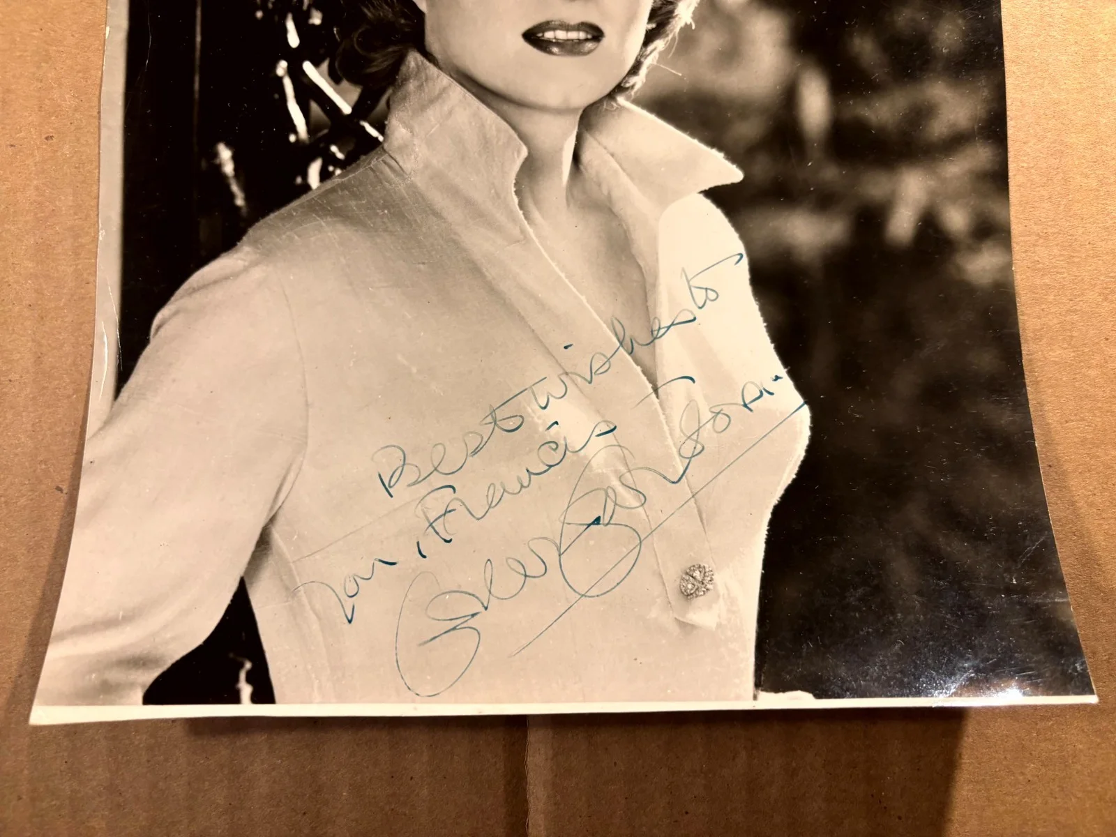 Greer Garson Rare Autographed 7/9 Photo 50s Mrs. Miniver Random Harvest, изображение 3