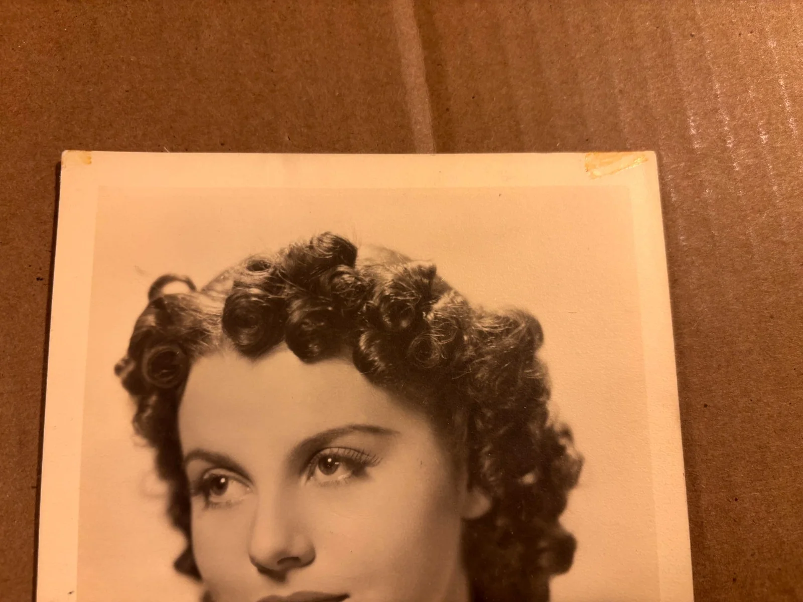 Olympe Bradna Rare Very Early Autographed Photo 30s Say It In French, изображение 2