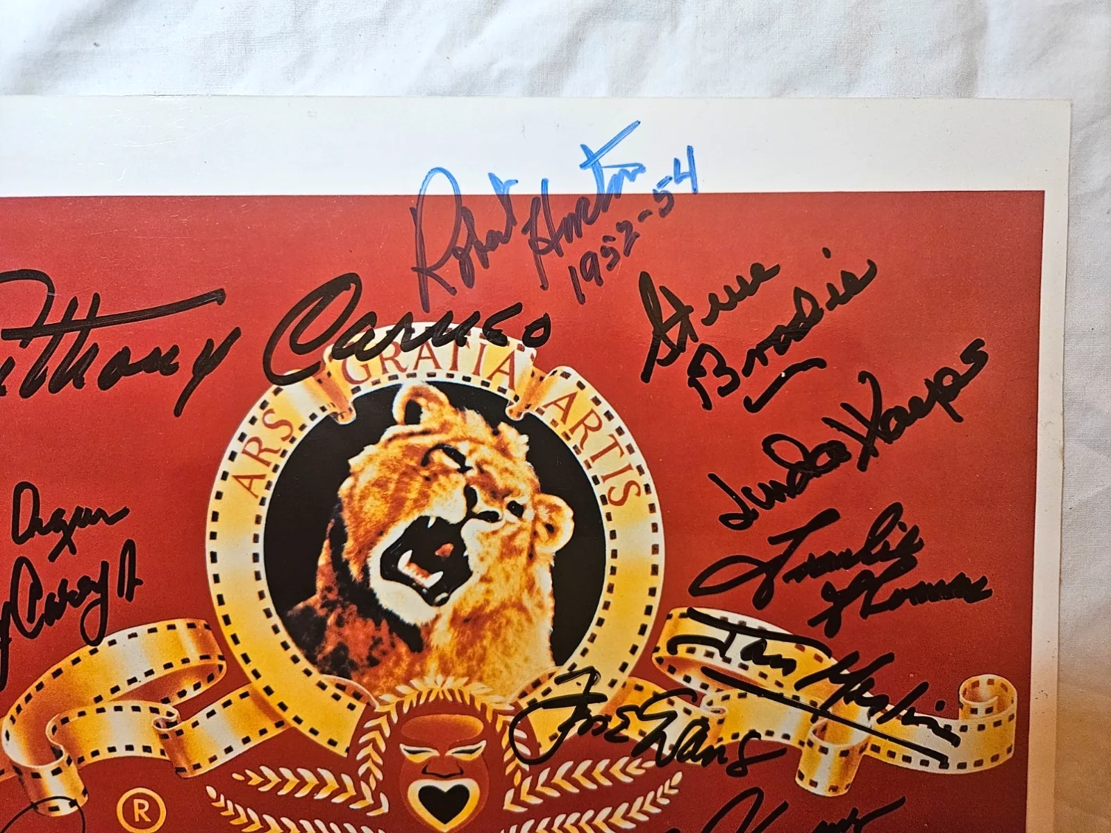 Vintage Hollywood Legends MGM 13x Signed, image 3