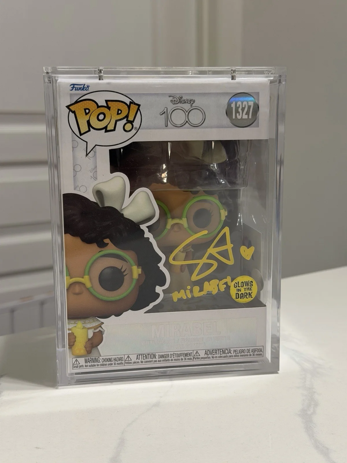 STEPHANIE BEATRIZ — STEPHANIE BEATRIZ SIGNED FUNKO 1327 MIRABEL INSCRIPTION ENCANTO PSA COA
