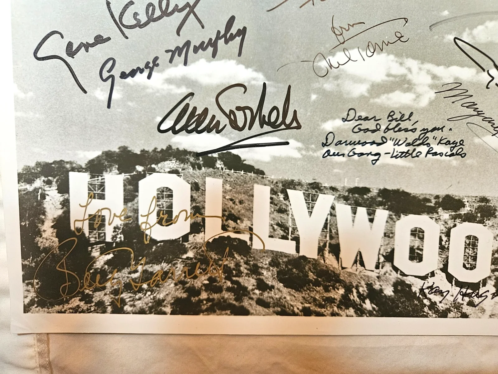 Hollywood Legends 13XSIGNED 8x10 Gene Kelly, Doris Day, Cyd Charisse, Mel Torme, изображение 4