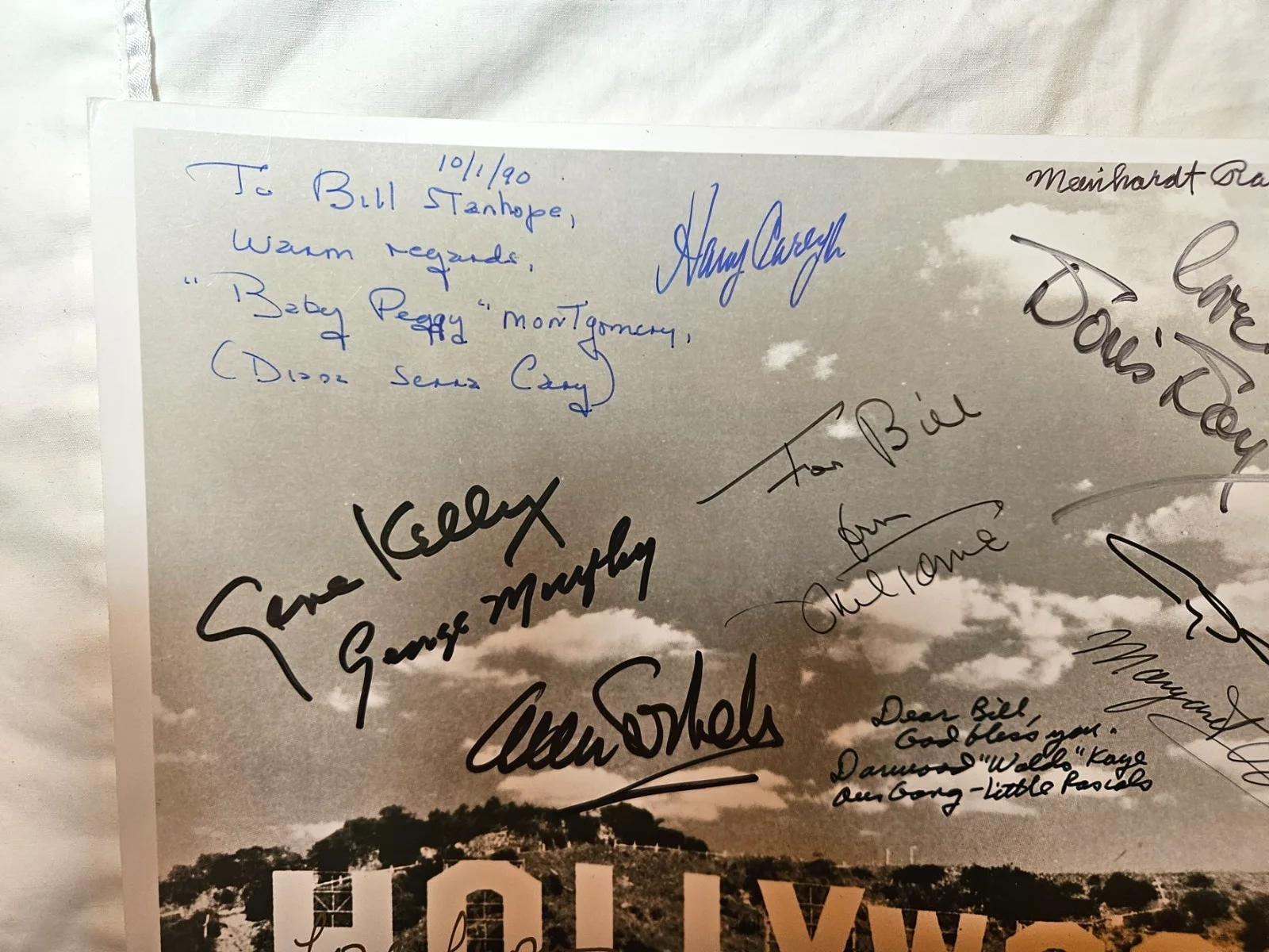 Hollywood Legends 13XSIGNED 8x10 Gene Kelly, Doris Day, Cyd Charisse, Mel Torme, изображение 5
