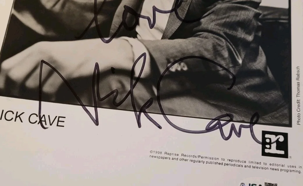 NICK CAVE Signed/Autograph 8x10 Reprise Records Promo Photo w/ JSA COA, image 3