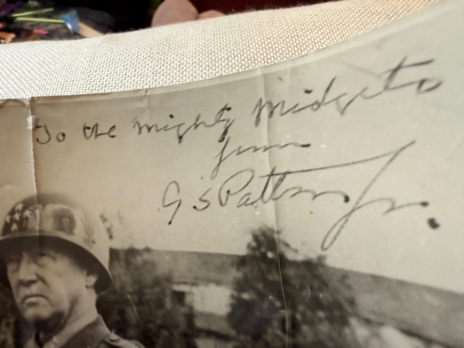 G S PATTON — G S PATTON, JR - INSCRIBED PHOTOGRAPH SIGNED, изображение 2