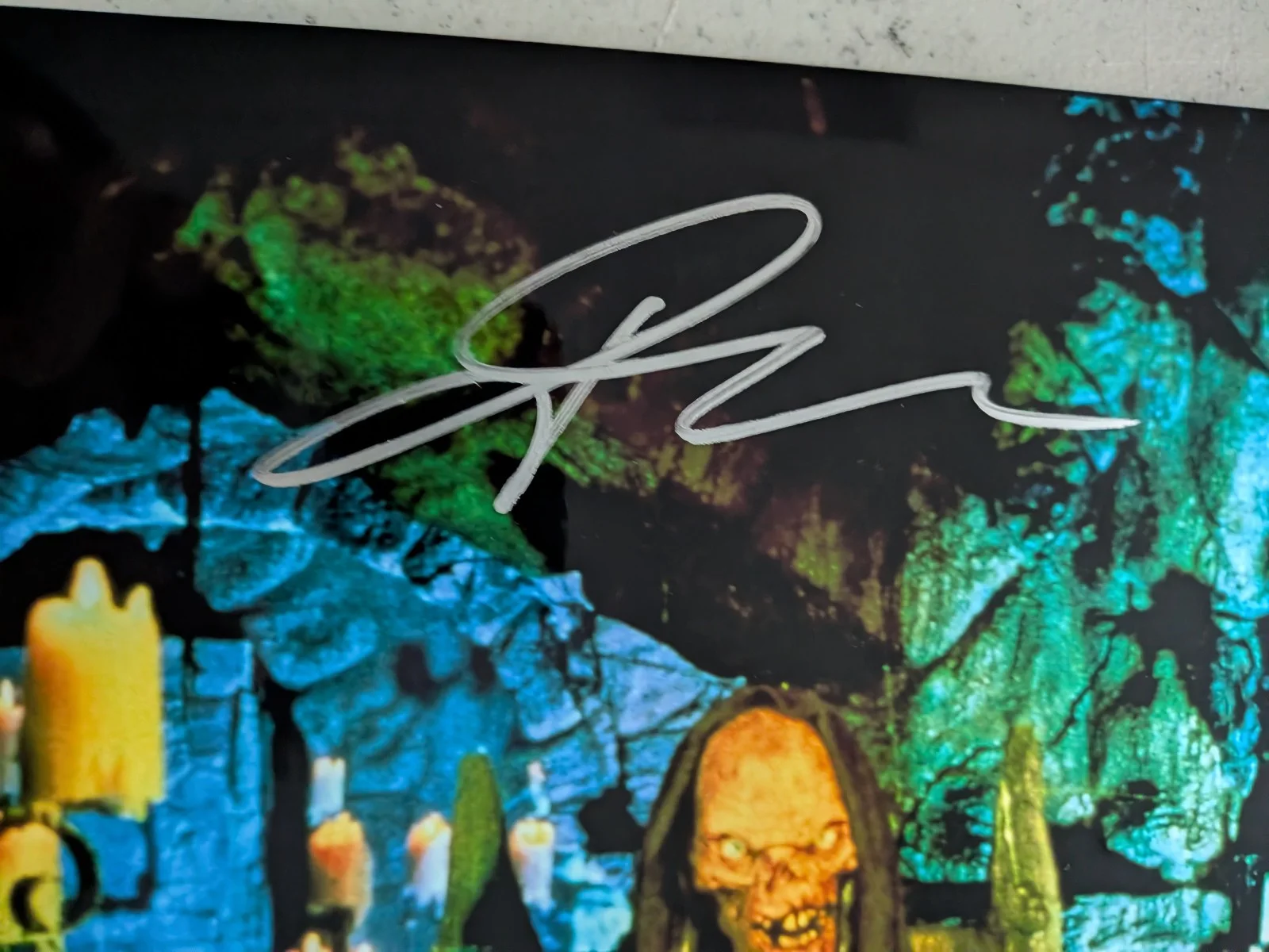 JOHN KASSIR Signed The Cryptkeeper 8x10 Photo Tales from the Crypt JSA COA NIy, image 2