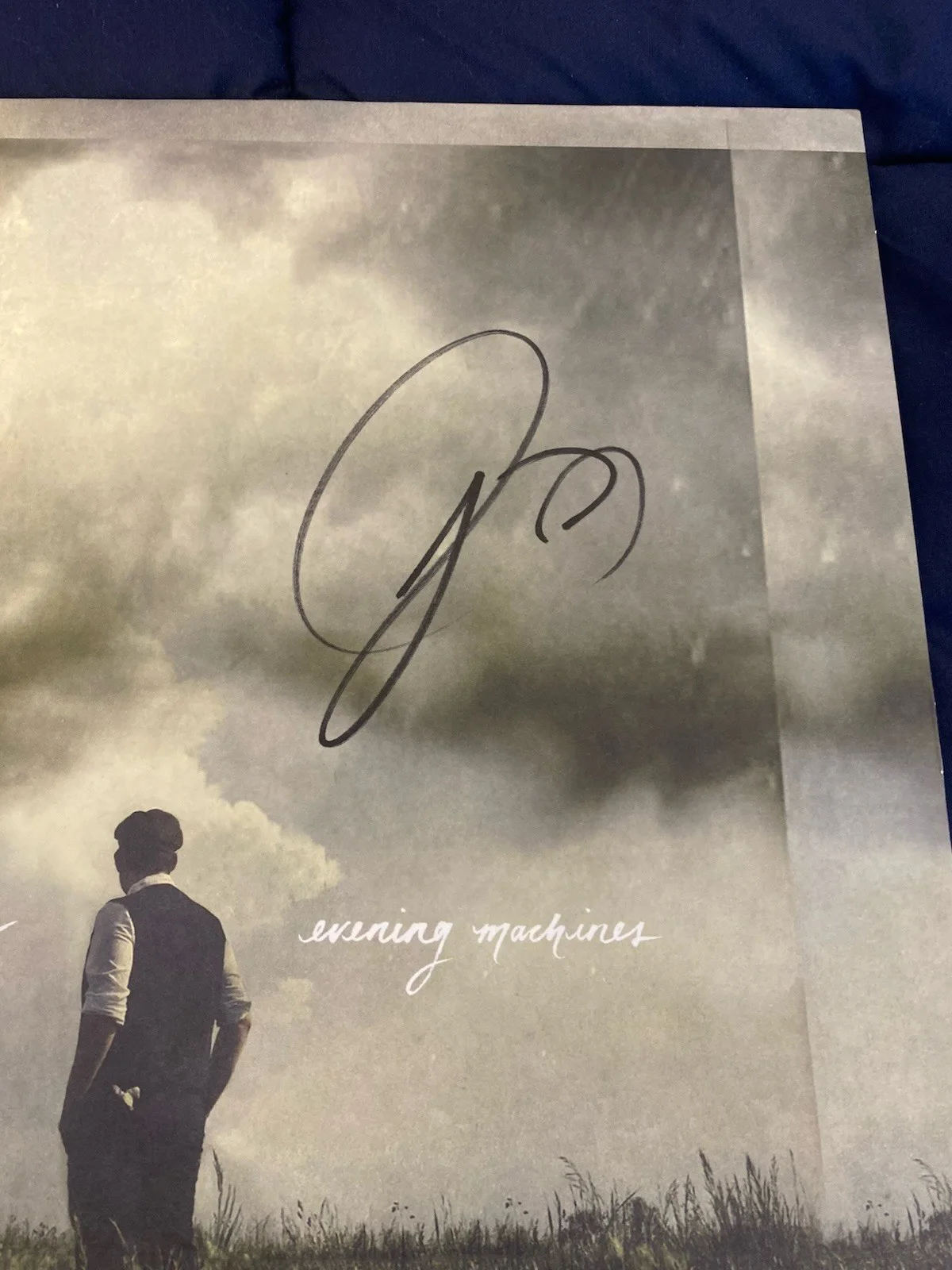 Gregory Alan Isakov Autographed Evening Machines Vinyl Record JSA, image 2