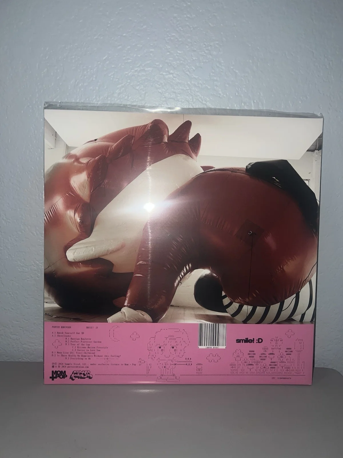 Porter Robinson SMILE! :D Apple Red Vinyl Signed Jacket, image 2