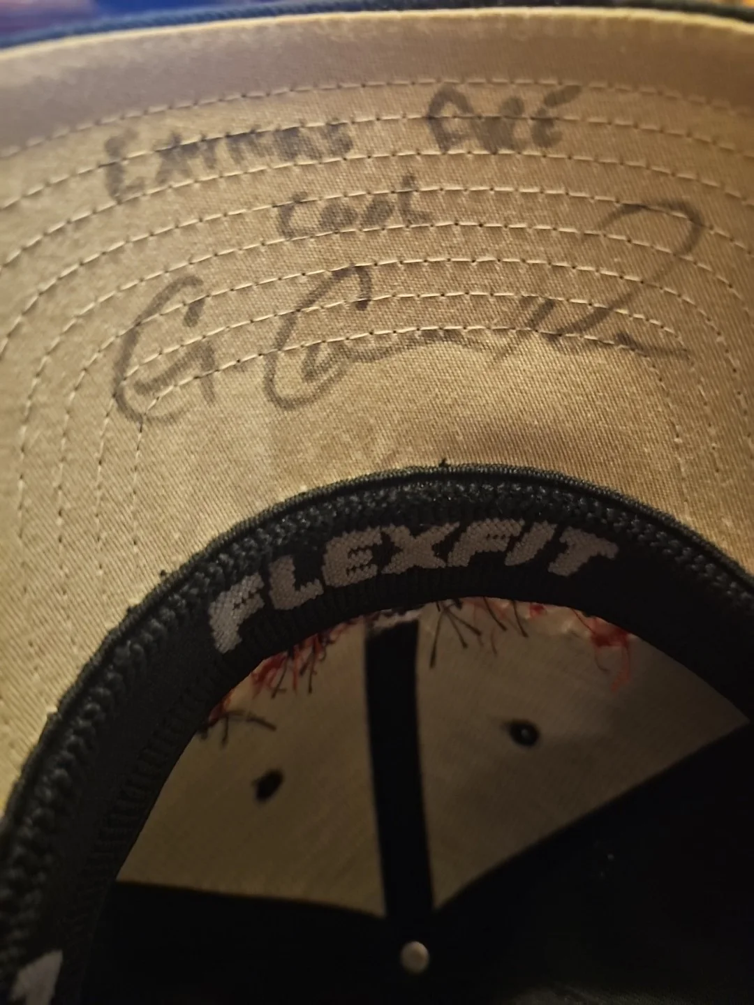 George Romero — RARE SIGNED G Cameron Romero/ George C Romero 2007 The Screening Production Hat!, изображение 2