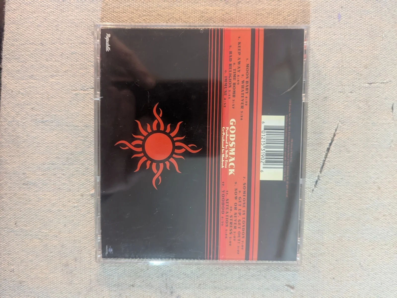 Godsmack Signed Cd by Robbie Merrill Autographed Godsmack CD, image 4