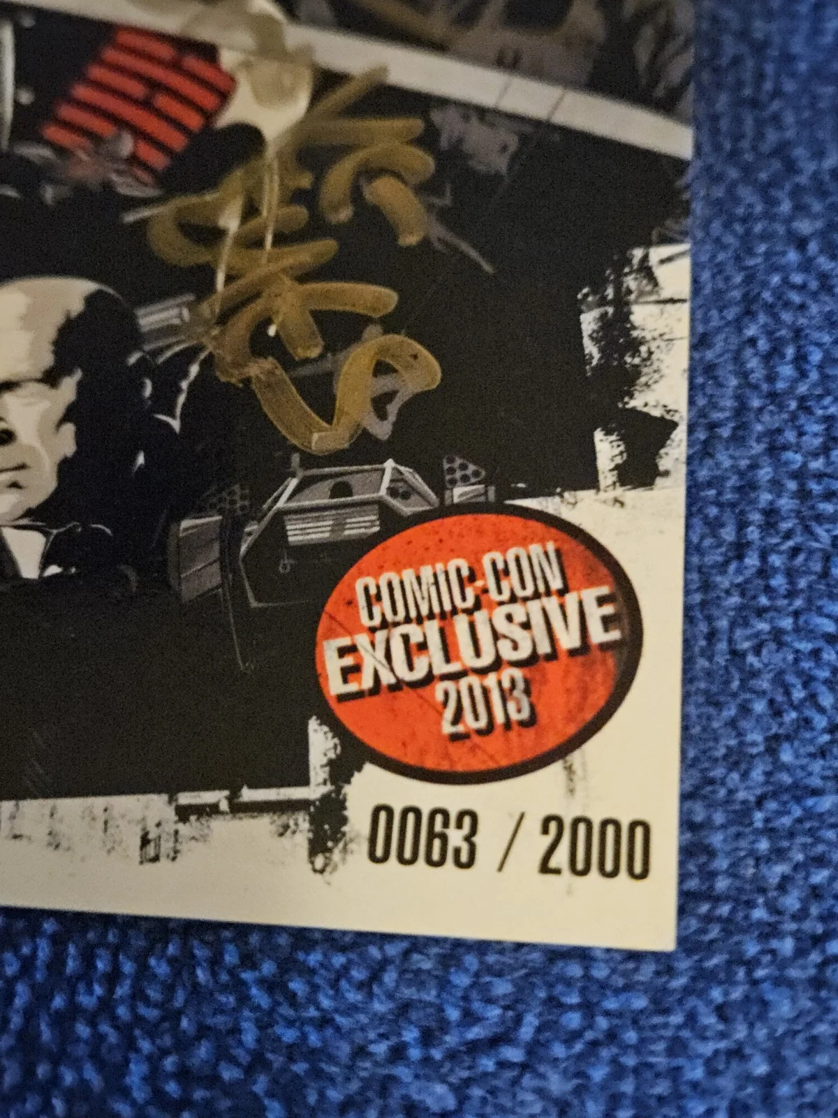Ray Park Signed G.I.Joe Retaliation Snake Eyes Promo Postcard SDCC 2013, изображение 4