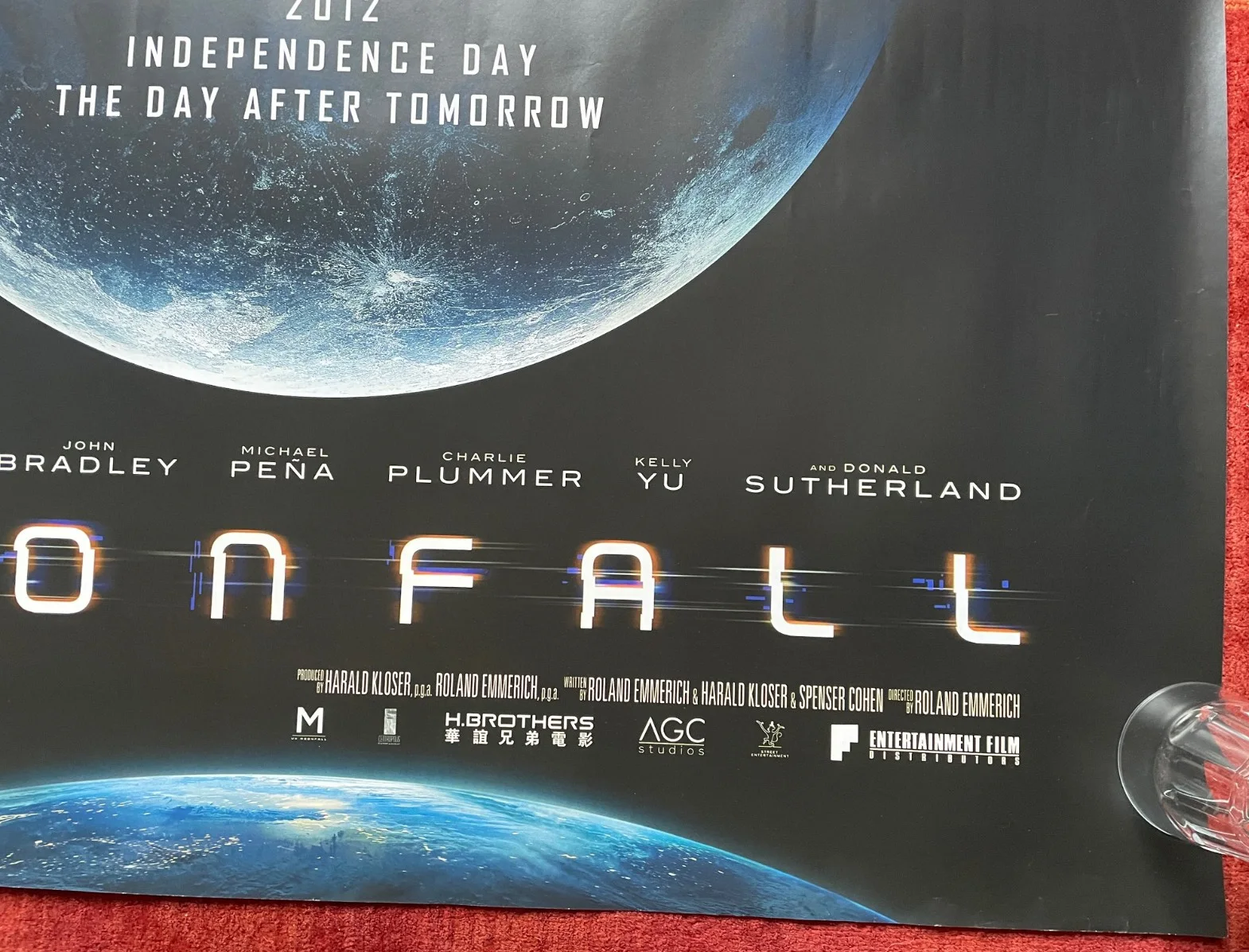 MOONFALL (2022) Original UK Quad Movie Film Poster Halle Berry John Bradley, изображение 5