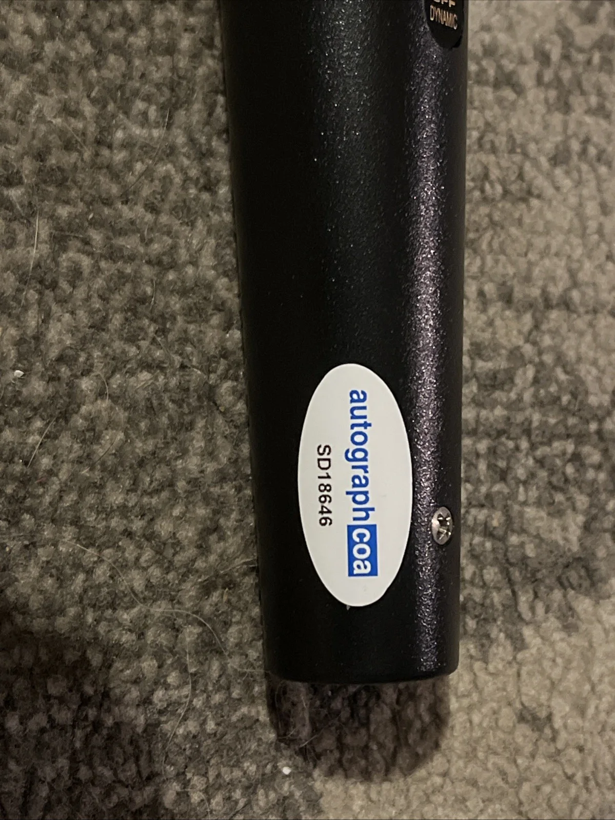 R &B RAYDIO ARNELL CARMICHAEL SIGNED AUTO MICROPHONE 🎤 ACOA CERTIFIED JACK & J, image 4