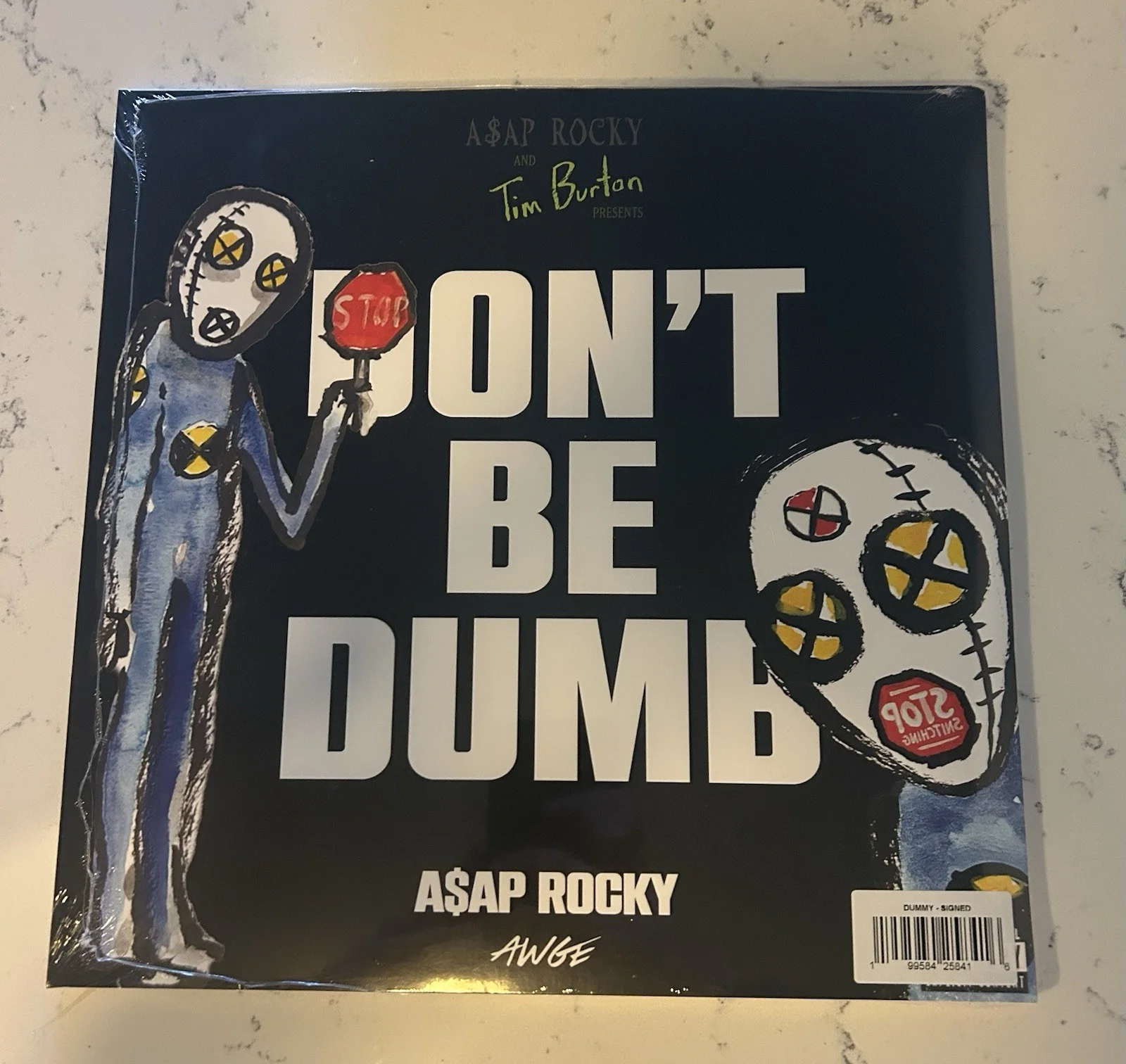 ASAP ROCKY DONT BE DUMB DUMMY 2 DISC VINYL LP SIGNED INSERT - READY TO SHIP, image 2