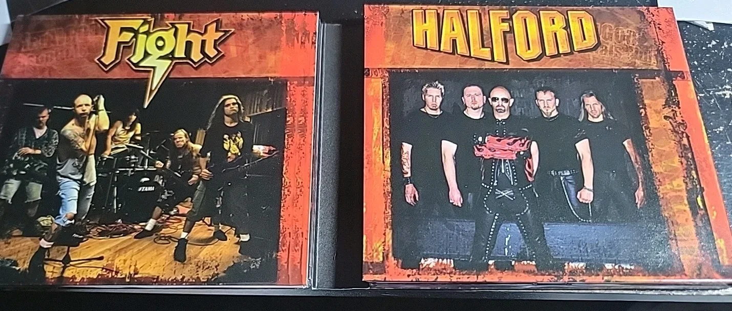 Rob Halford of Judas Priest Signed Autographed insert card Metal God CD & DVD, image 5
