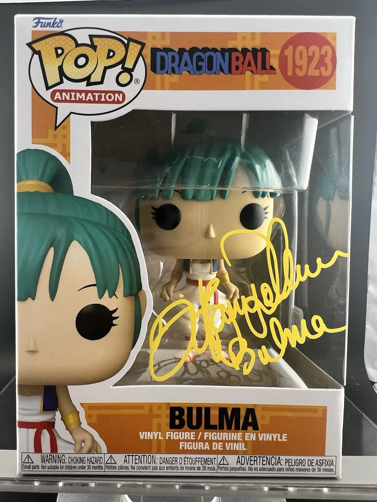 Tiffany Vollmer — Tiffany Vollmer signed Dragon Ball Bulma Funko #1923 OC Celebrity COA