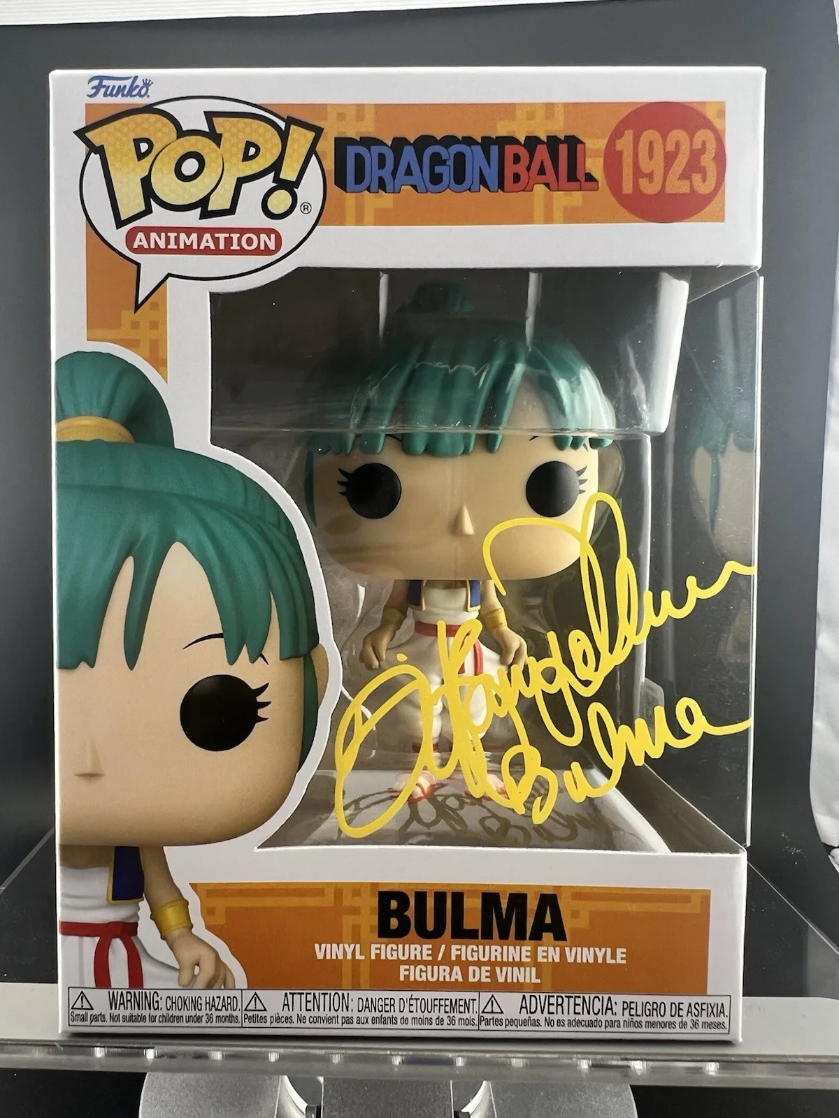 Tiffany Vollmer — Tiffany Vollmer signed Dragon Ball Bulma Funko #1923 OC Celebrity COA, изображение 2