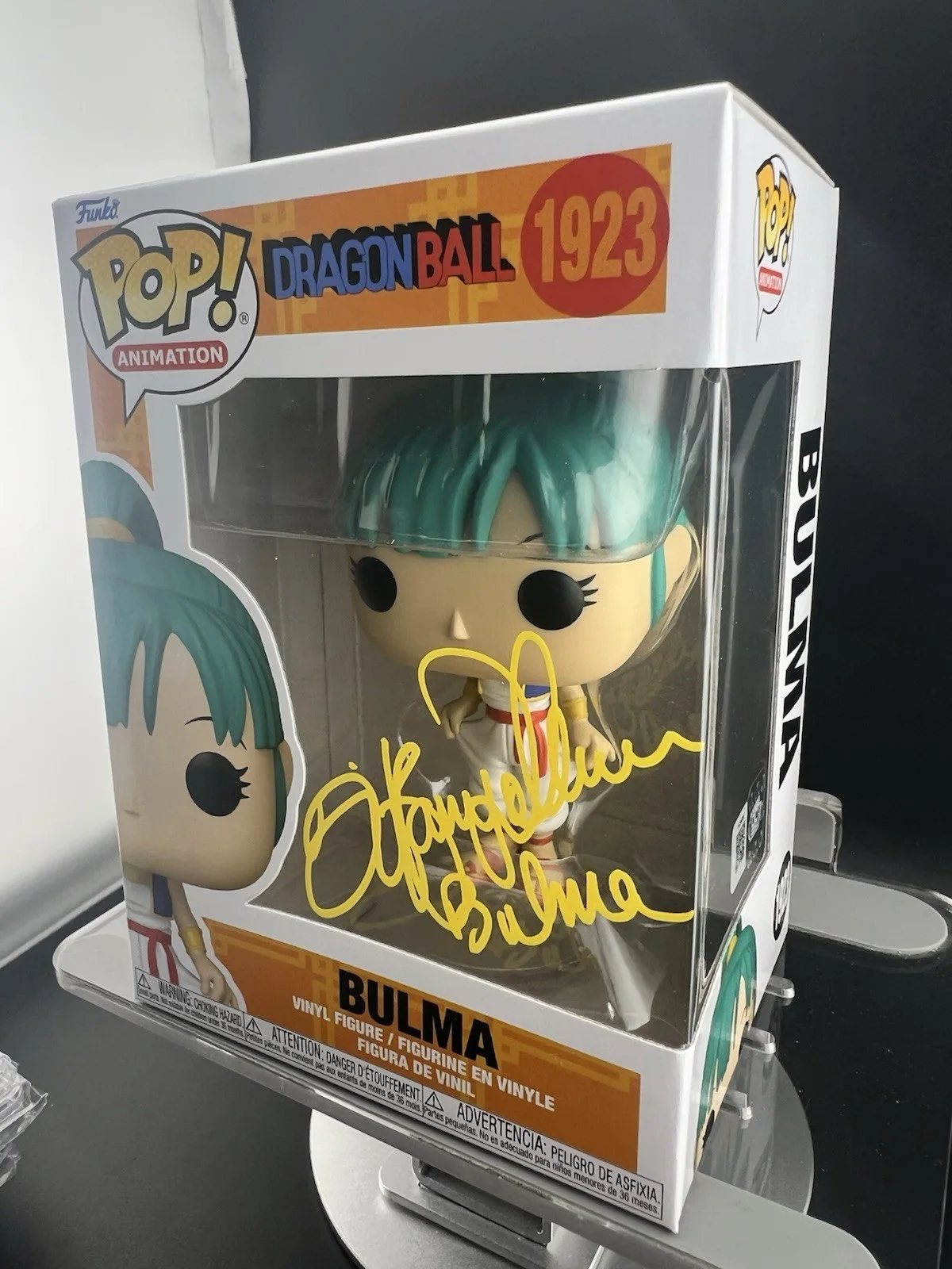 Tiffany Vollmer — Tiffany Vollmer signed Dragon Ball Bulma Funko #1923 OC Celebrity COA, изображение 3