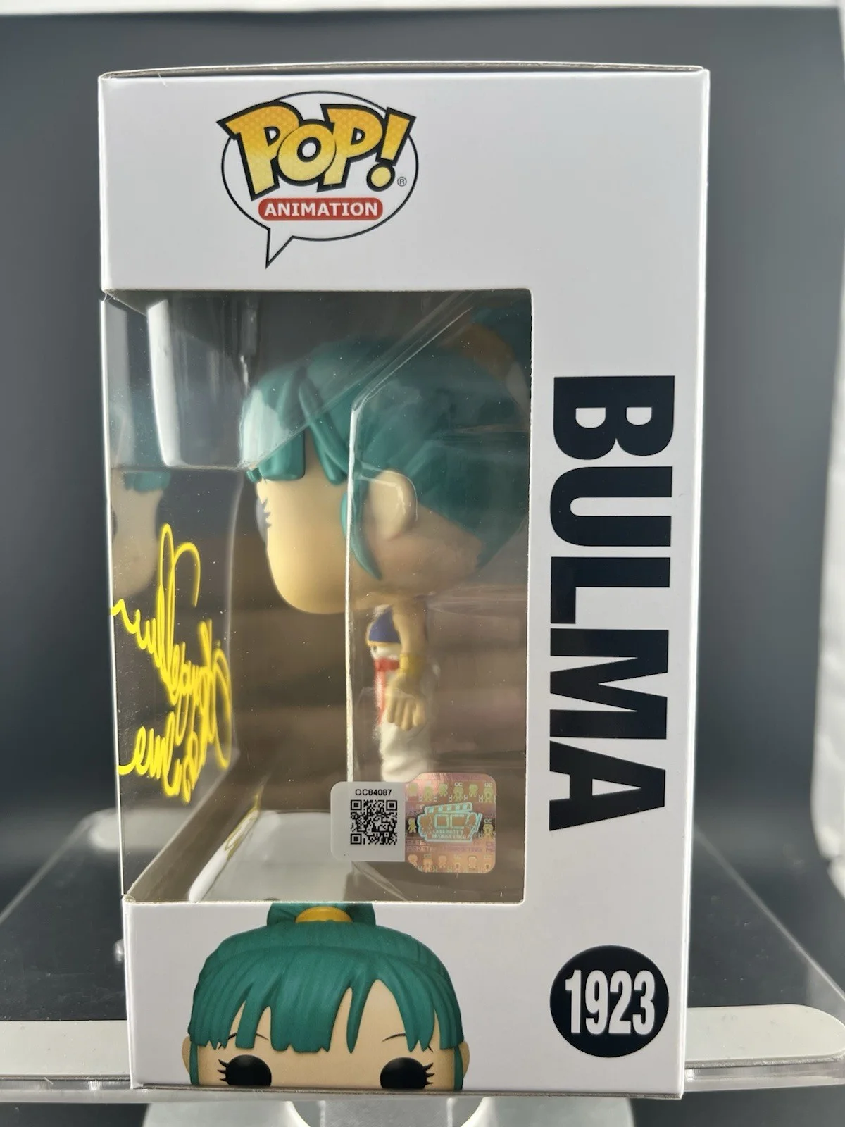 Tiffany Vollmer — Tiffany Vollmer signed Dragon Ball Bulma Funko #1923 OC Celebrity COA, изображение 4
