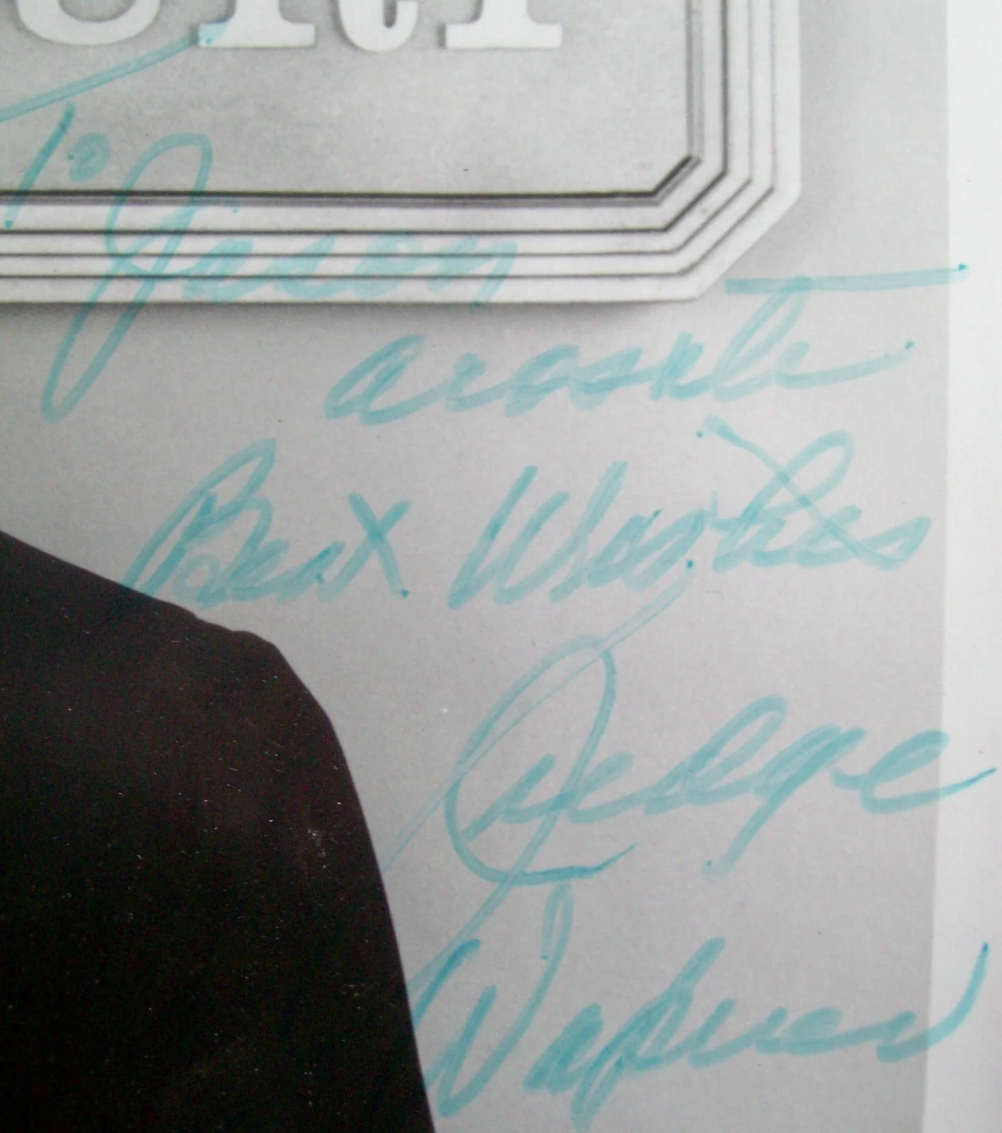 Judge Joseph Wapner — Original 8" X 10" B & W AUTOGRAPHED Pic-Judge Joseph Wapner "The People's Court", изображение 3