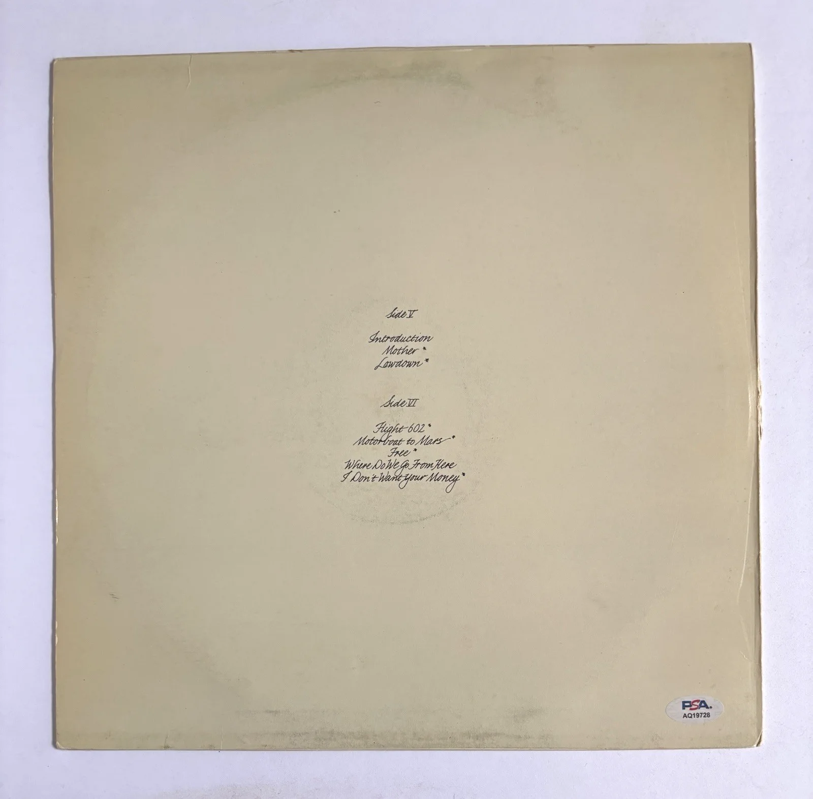 DANNY SERAPHINE Signed CARNEGIE HALL Sleeve LP Vinyl Album PSA DNA COA Drummer, изображение 3