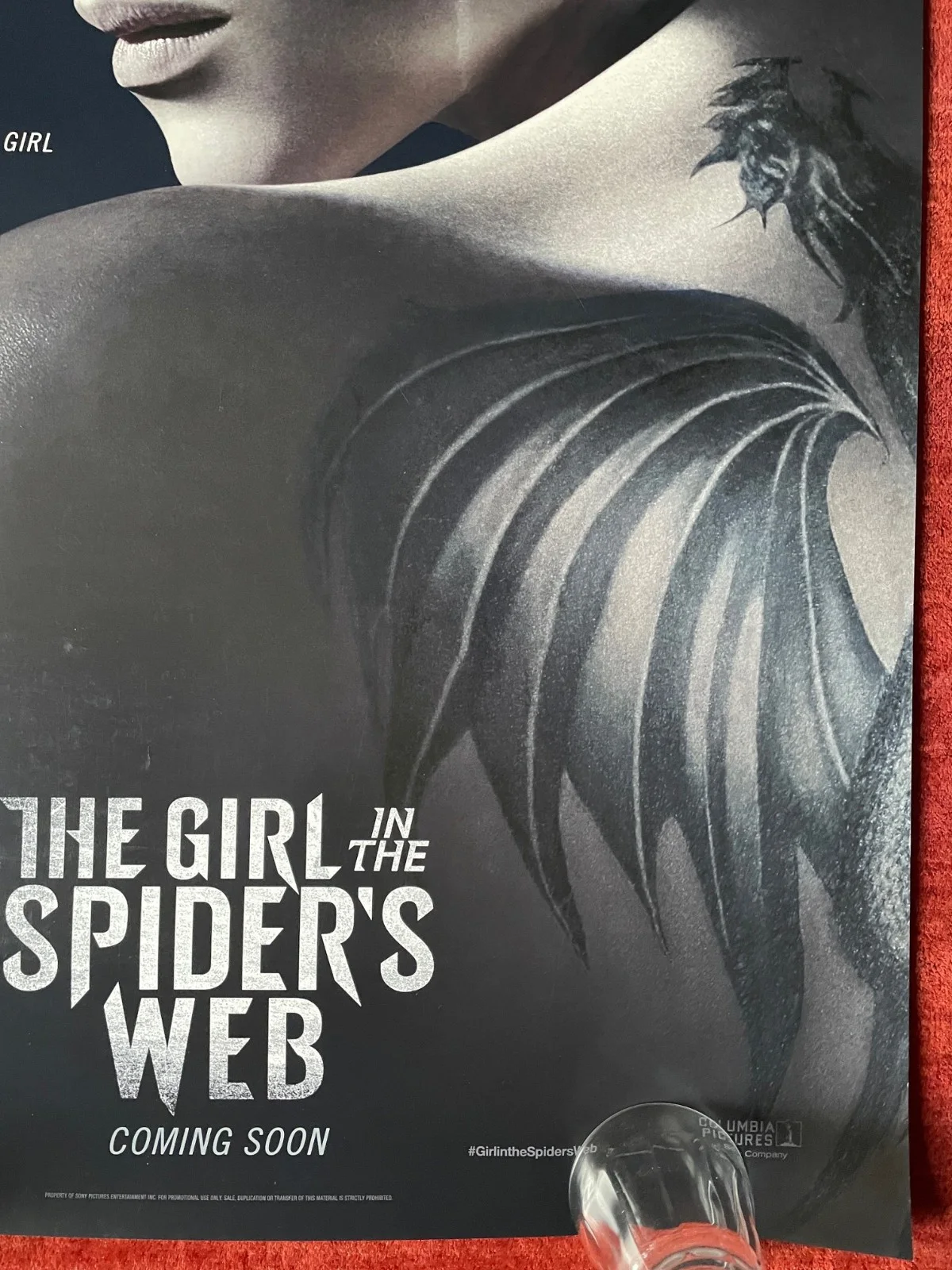 THE GIRL IN THE SPIDER'S WEB (2018) Original UK Advance One Sheet Movie Poster, изображение 5
