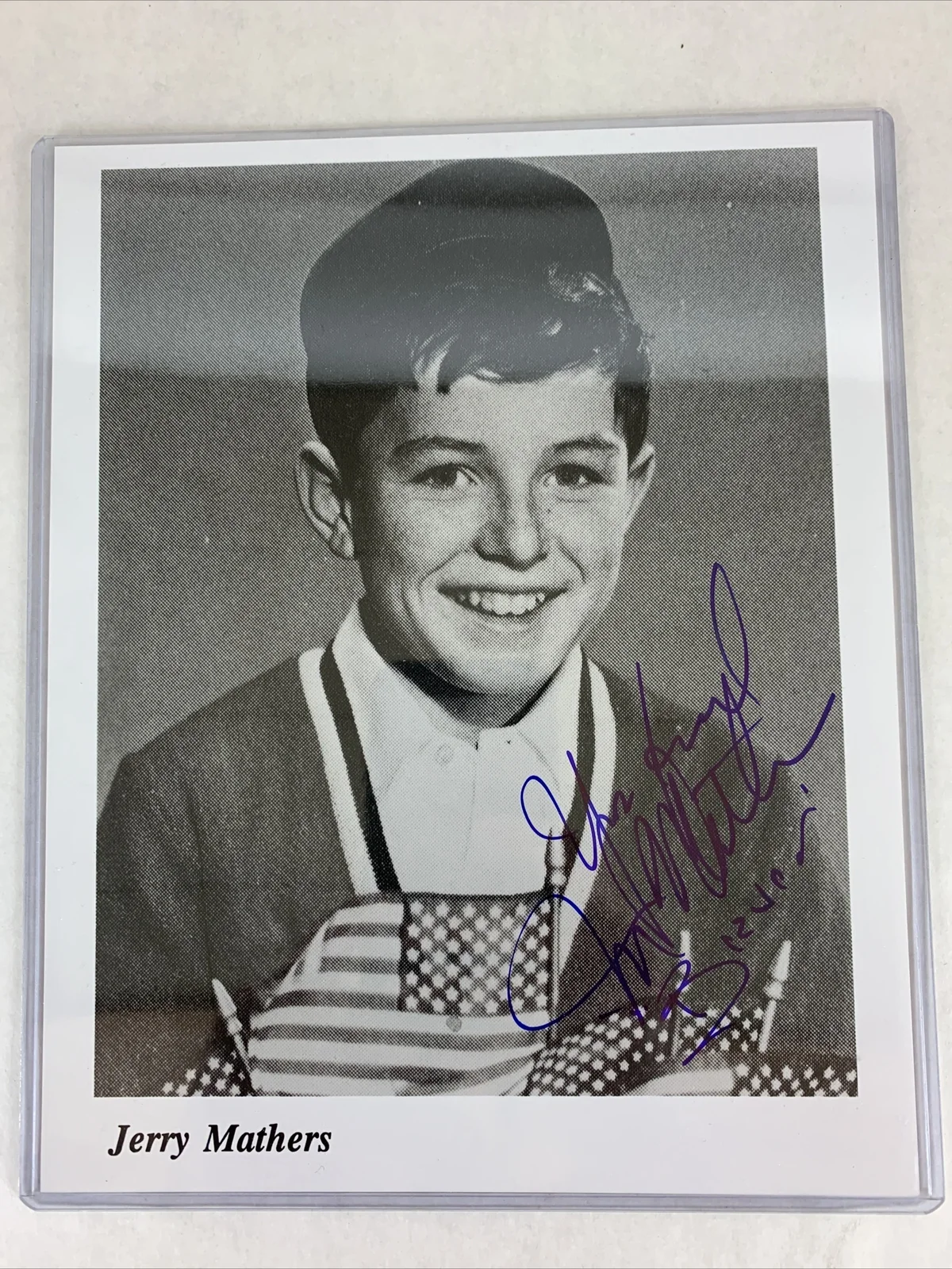 Jerry Mathers — Jerry Mathers Autographed 8x10 Photo