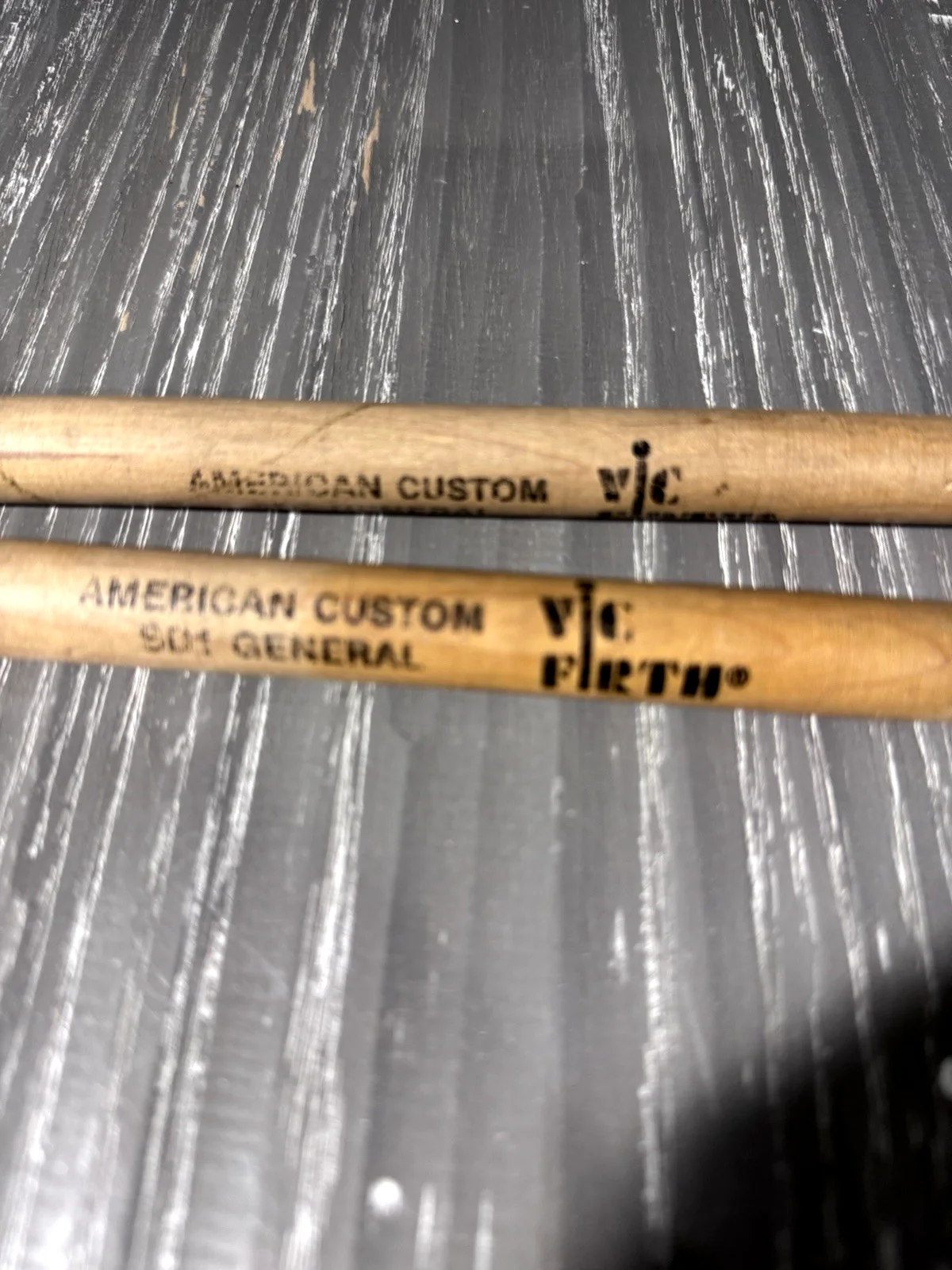 16" American Custom Wood SDM General VIC Firth Drum Sticks Drummer, изображение 4