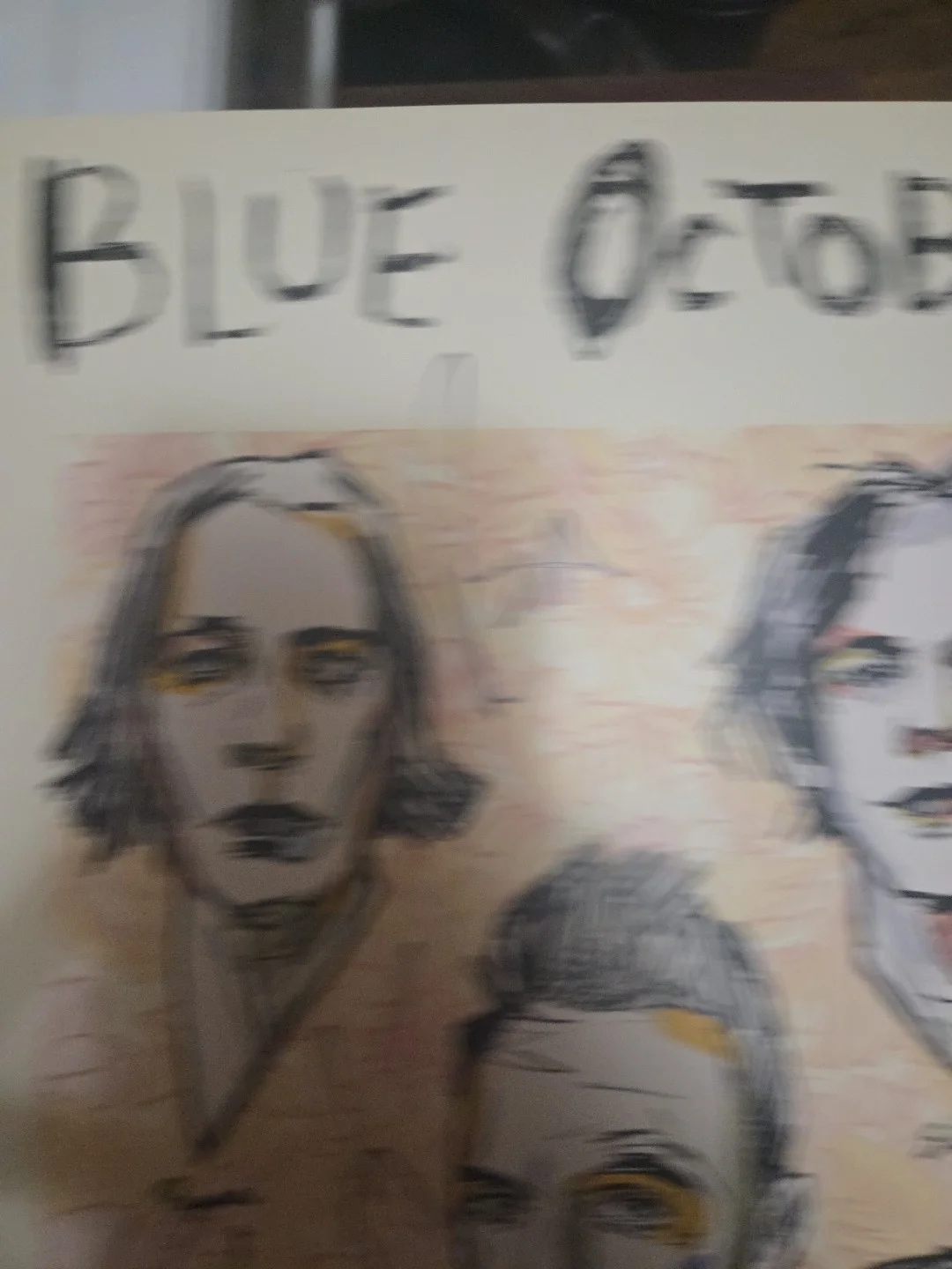 Blue October Band Autographed Poster Spinning The Truth Around 2023 Fall Tour, изображение 2