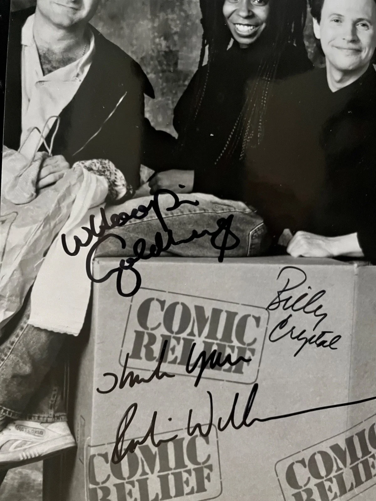Robin Williams — Robin Williams Signed 10x20 Framed Hand Signed Autographed W / T.M COA, image 3