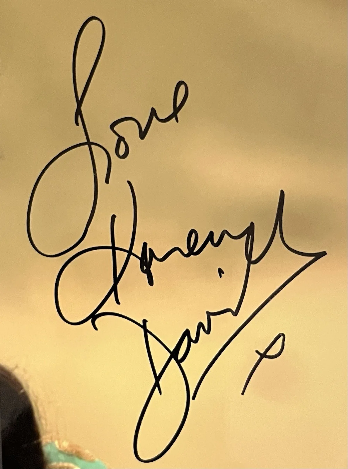 Karen David — Karen David SIGNED 8x10 Photo as Jasmine from Once Upon A Time CE COA 2018, изображение 2