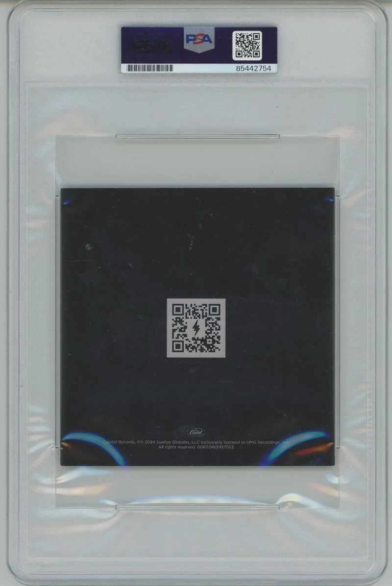 J Balvin signed CD cover Rayo PSA/DNA Slabbed auto, image 2