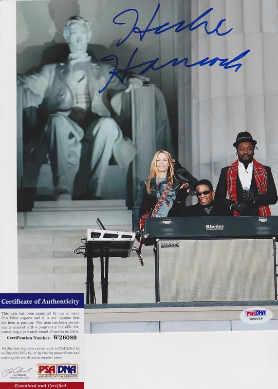 Herbie Hancock — Herbie Hancock Jazz Legend Signed Autograph 8x10 Photo PSA/DNA COA #4