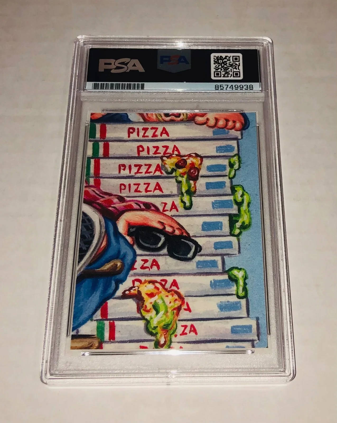 Weird Al Yankovic Yanked Vic 2022 Garbage Pail Kids #22B Signed Card Auto PSA, изображение 2