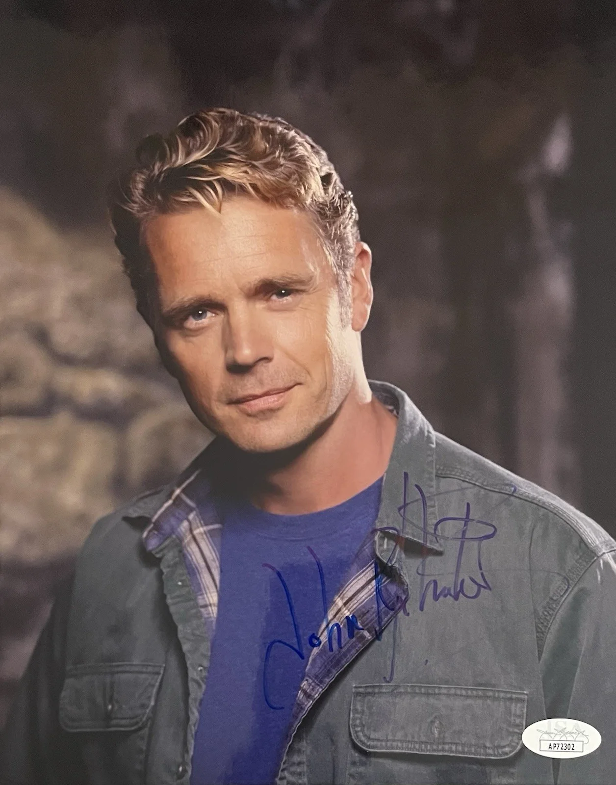 John Schneider — John Schneider Signed SMALLVILLE 8x10 Photo - RARE Full Autograph JSA COA