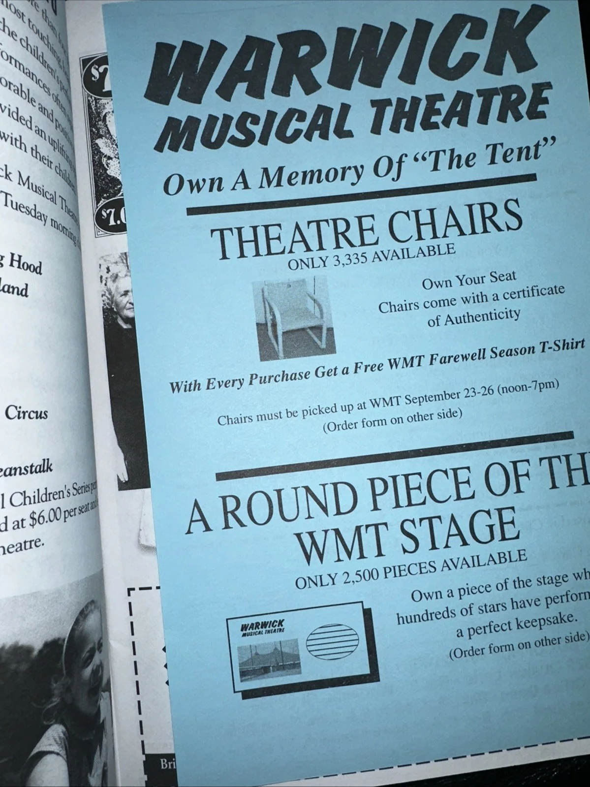 Warwick Musical Theatre booklet Farewell Season 45th Year, image 3