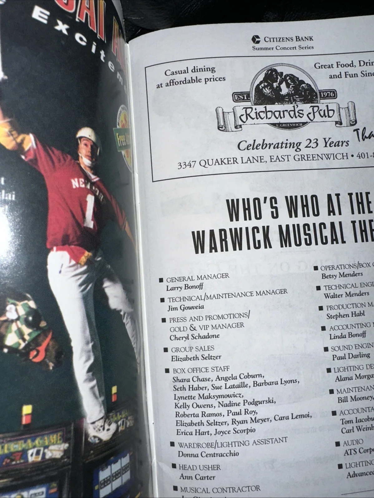 Warwick Musical Theatre booklet Farewell Season 45th Year, image 4
