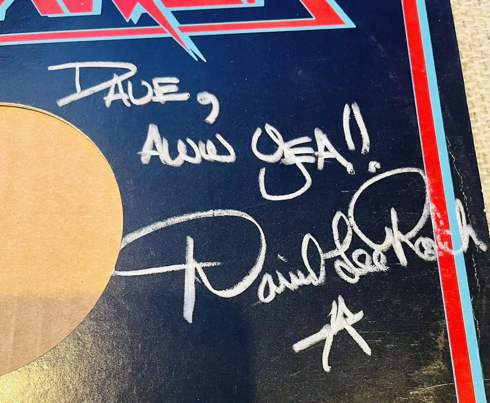 David Lee Roth & Alex Van Halen Signed & Inscribed Autograph Album Beckett, изображение 2
